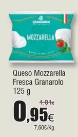 Oferta de Granarolo - Queso Mozzarella Fresca por 0,95€ en Froiz