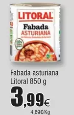 Oferta de Litoral - Fabada Asturiana por 3,99€ en Froiz