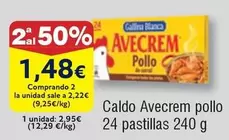 Oferta de Gallina Blanca - Caldo Avecrem Pollo por 2,95€ en Froiz