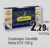 Oferta de Carretilla - Espárragos Fiesta por 2,29€ en Froiz