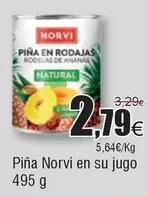 Oferta de Norvi - Pina En Su Jugo por 2,79€ en Froiz