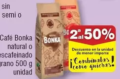 Oferta de Bonka - Café Natural O Escafeinado en Froiz