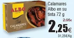 Oferta de Albo - Calamares En Su Tinta por 2,25€ en Froiz