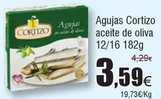 Oferta de Cortizo - Agujas Aceite De Oliva por 3,59€ en Froiz