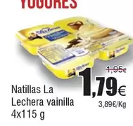 Oferta de La Lechera - Natillas  Vainilla por 1,79€ en Froiz