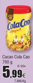 Oferta de Cola Cao - Cacao por 5,99€ en Froiz