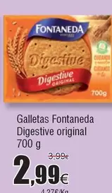 Oferta de Fontaneda - Galletas Digestive Original por 2,99€ en Froiz