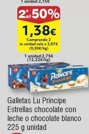 Oferta de Estrella - Galletas s Chocolate Con Leche O Chocolate Blanco por 2,15€ en Froiz