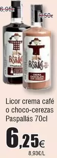 Oferta de Licor Crema Café O Choco-cerezas por 6,25€ en Froiz