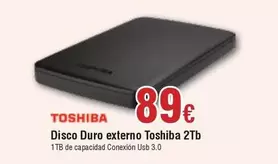 Oferta de Toshiba - Disco Duro Externo por 89€ en Froiz