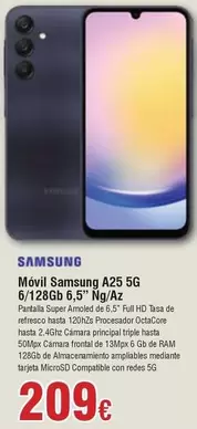 Oferta de Samsung - Móvil por 209€ en Froiz