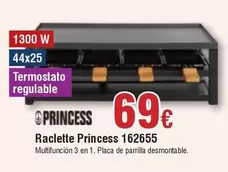 Oferta de Princess - Raclette 162655 por 69€ en Froiz