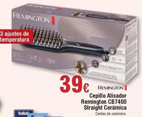 Oferta de Remington - Cepillo Alisador Cb7400 Straight Cerámica por 39€ en Froiz