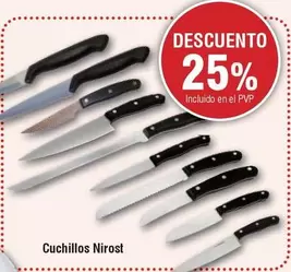 Oferta de Cuchillos Nirost en Froiz