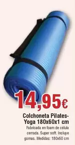 Oferta de Soft - Colchoneta Pilates-yoga 180x60x10 Cm por 14,95€ en Froiz