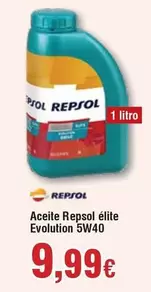 Oferta de Repsol - Aceite  Élite Evolution 5w40 por 9,99€ en Froiz