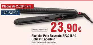 Oferta de Rowenta - Plancha Pelo Sf321lf0 por 23,9€ en Froiz