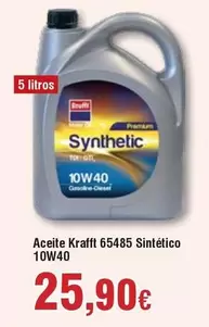 Oferta de Premium - Aceite Kraft 65485 Sintético por 25,9€ en Froiz