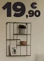 Oferta de Estanteria 4 Estantes De Pared por 19,9€ en Carrefour