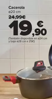 Oferta de Cacerola por 19,9€ en Carrefour