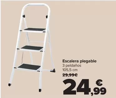 Oferta de Escalera Plegable por 24,99€ en Carrefour