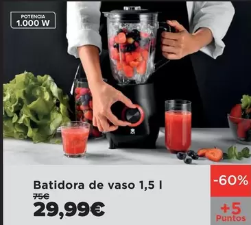 Oferta de Masterpro - Batidora De Vaso 1,5 I por 29,99€ en Carrefour