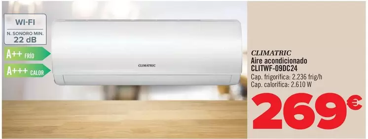 Oferta de Climatric - Aire Scorbidentato CLIMPF30524 por 269€ en Carrefour