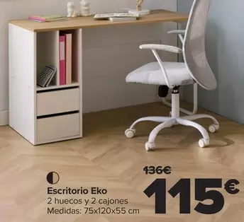 Oferta de Escritorio Eko por 115€ en Carrefour