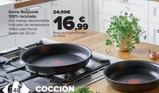 Oferta de Tefal - Gama Reycook 100% Reciclado por 16,99€ en Carrefour