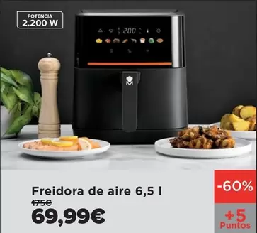 Oferta de Masterpro - Freidora De Aire 6, L por 69,99€ en Carrefour