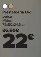 Oferta de Estanteria Eko Baja por 22€ en Carrefour