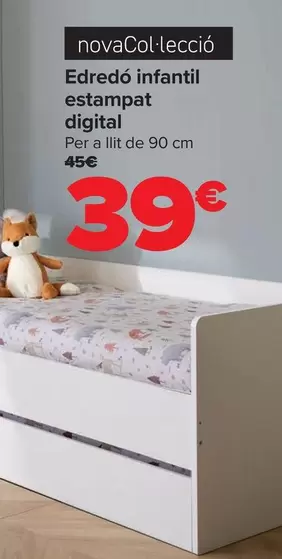 Oferta de Edredón Infantil Estampado Digital por 39€ en Carrefour