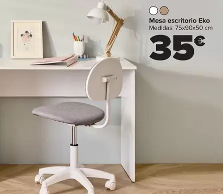 Oferta de Mesa Escritorio Eko por 35€ en Carrefour