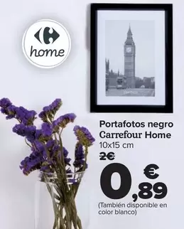 Oferta de Carrefour Home - Portafotos Negro por 0,89€ en Carrefour