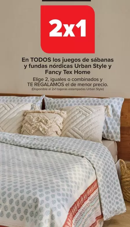 Oferta de Tex Home - En Todos Los Juegos De Sabanas Y Fundas Nordicas  en Carrefour