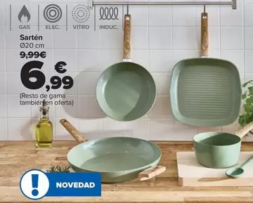 Oferta de Sartén por 6,99€ en Carrefour