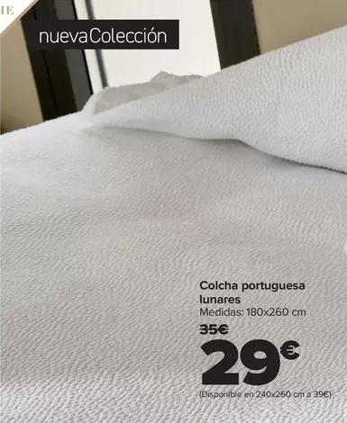 Oferta de Colcha Portuguesa  Lunares por 29€ en Carrefour