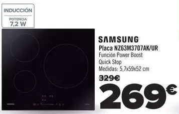 Oferta de Samsung - Placa NZ63M3707AK/UR por 269€ en Carrefour