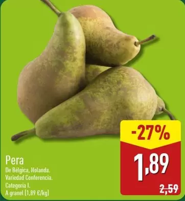 Oferta de Pera por 1,89€ en ALDI