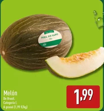 Oferta de Melón por 1,99€ en ALDI