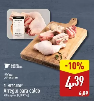 Oferta de El Mercado - Arreglo Para Caldo por 4,39€ en ALDI