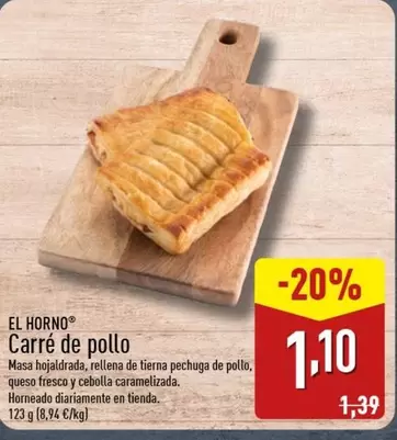 Oferta de El Horno - Carre De Pollo por 1,1€ en ALDI