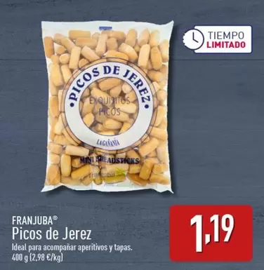 Oferta de Franjuba - Picos De Jerez por 1,19€ en ALDI