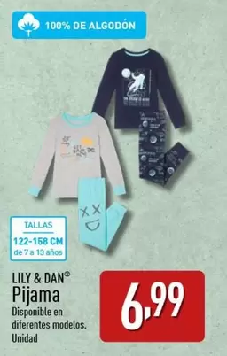 Oferta de Lily & Dan - Pijama por 6,99€ en ALDI