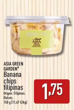 Oferta de Asia Green Garden - Banana Chips Filipinas por 1,75€ en ALDI