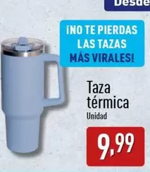 Oferta de Taza Termica por 9,99€ en ALDI