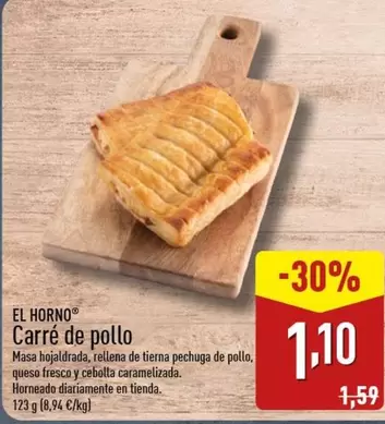 Oferta de El Horno - Carre De Pollo por 1,1€ en ALDI