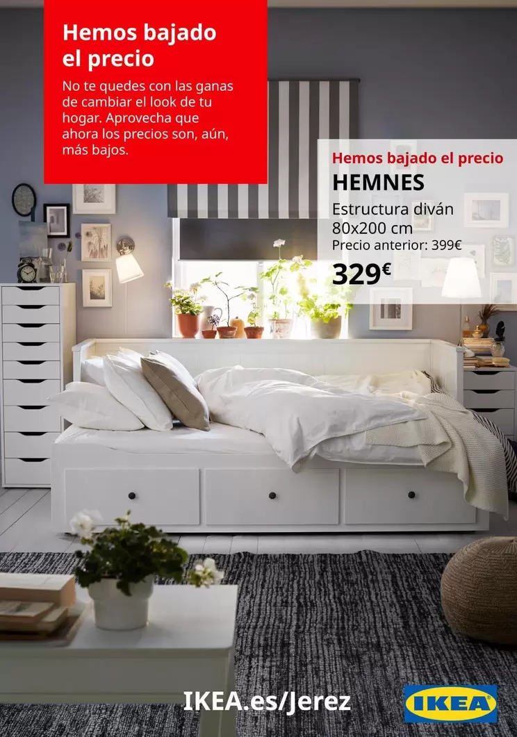 Oferta de Hemnes Estructura Diván por 329€ en IKEA