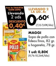 Oferta de Maggi - Sopa De Pollo Con Fideos Finos por 0,8€ en Supermercados Lupa