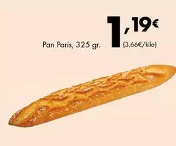 Oferta de Pan París por 1,19€ en Supermercados Lupa